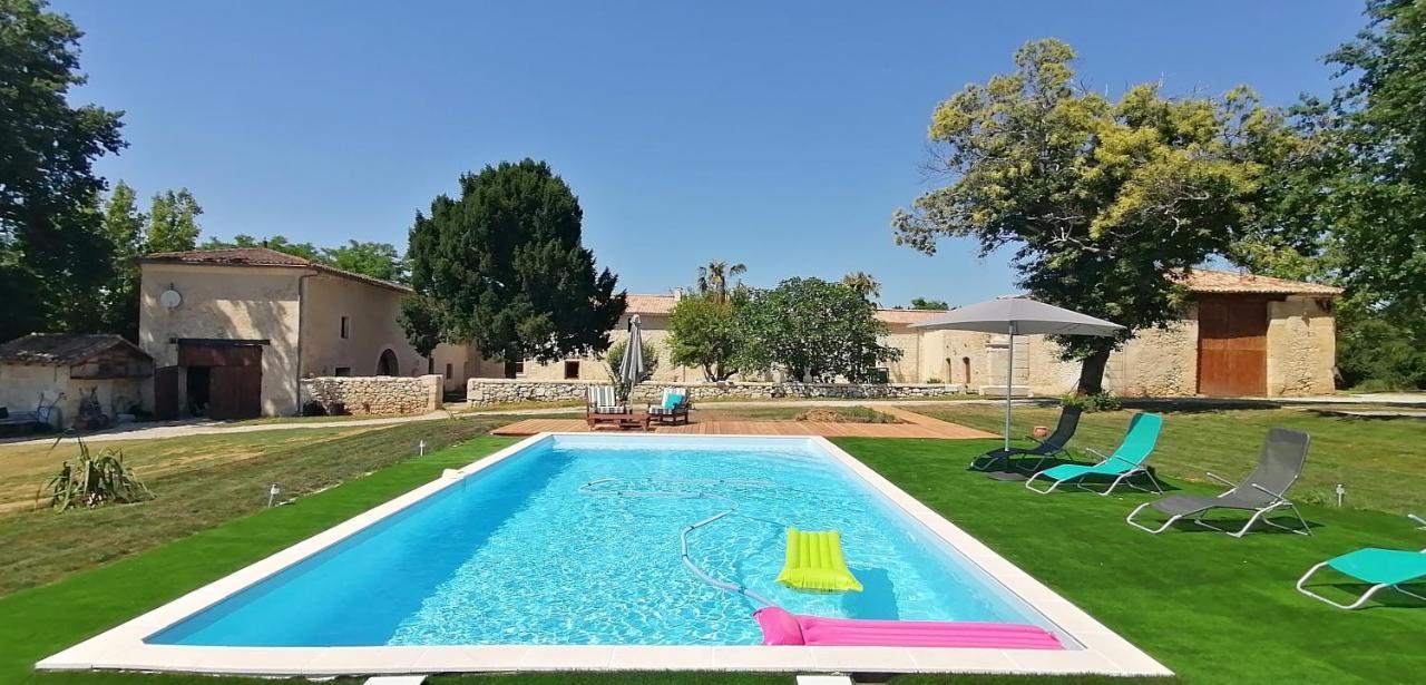 Domaine De Gaia, Piscine, Petanque, Ping Pong, Proche Saint-Emilion Bed & Breakfast Guillac  Екстериор снимка